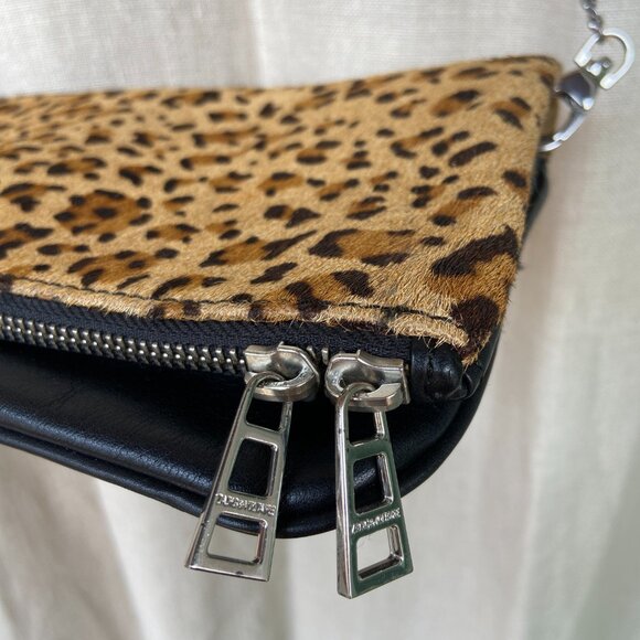 Zadig & Voltaire cheetah clutch with chain - Picture 3 of 10